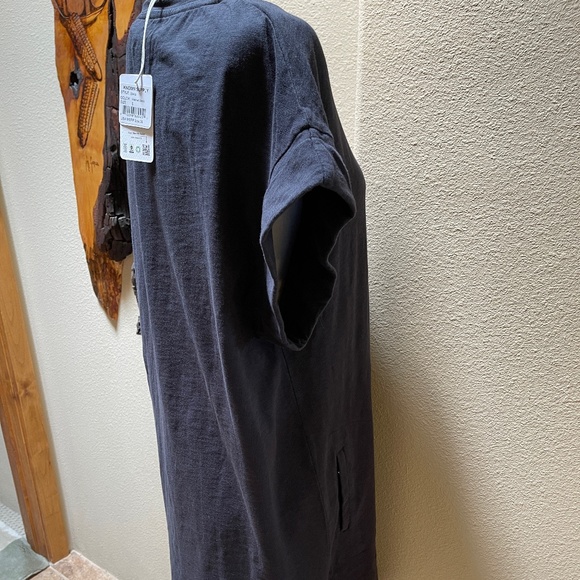 Known Supply Stella Cover Up, Tunic, Dress.Color:Washed Black. Small. - Picture 9 of 13